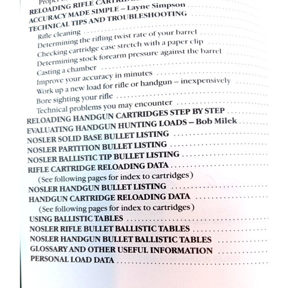 Nosler Reloading Manual Number Three 1989 - Picture 4 of 14